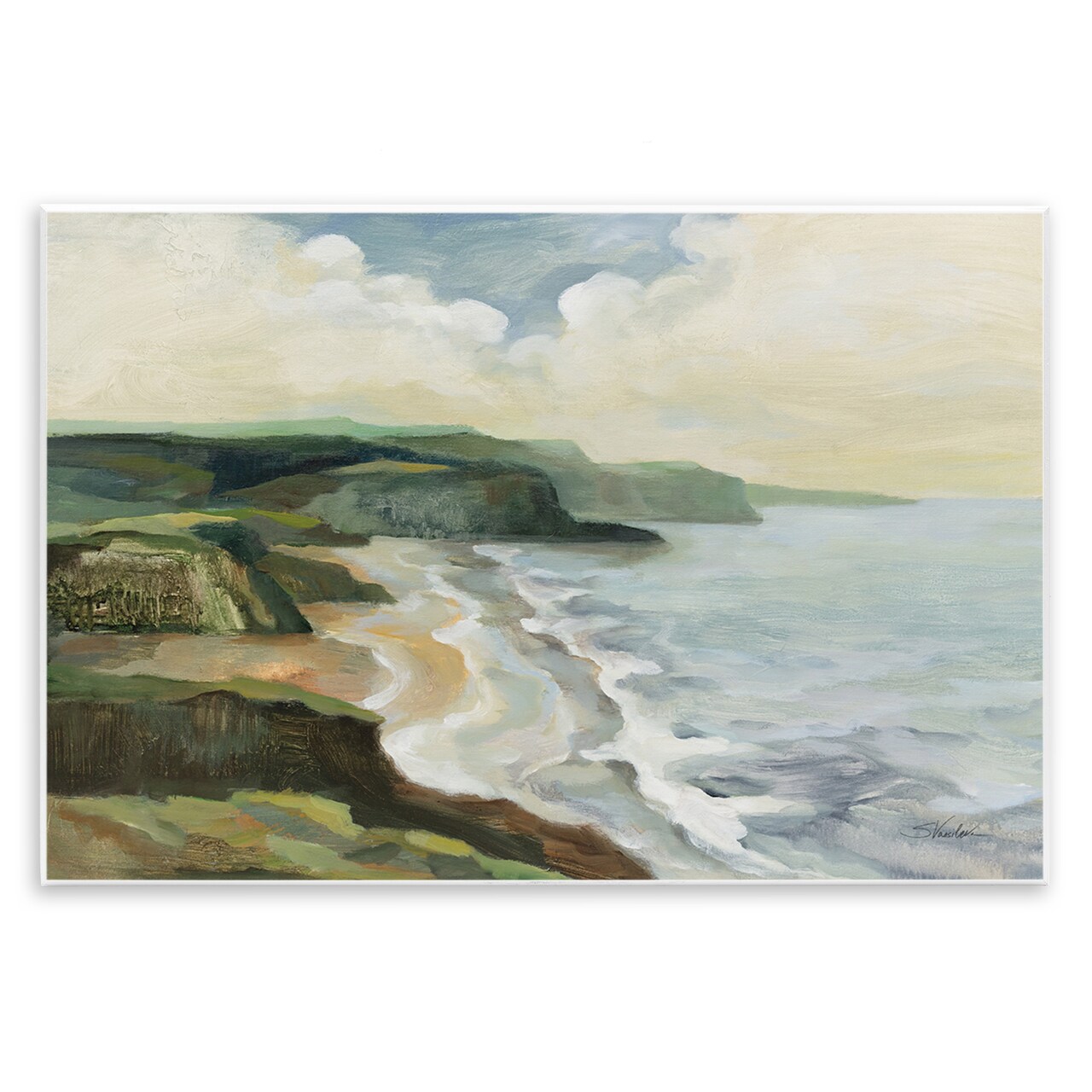 Stupell Industries Irish Coast Cliffs Wall Plaque Design By Silvia Vassileva